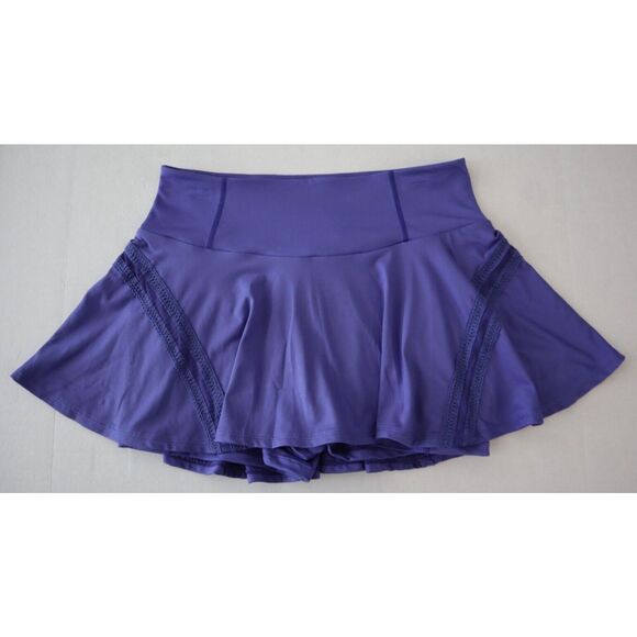 FP Movement OB1239363 Women's Sz L Moroccan Blue Pleats and Thank You Skort - Picture 1 of 6